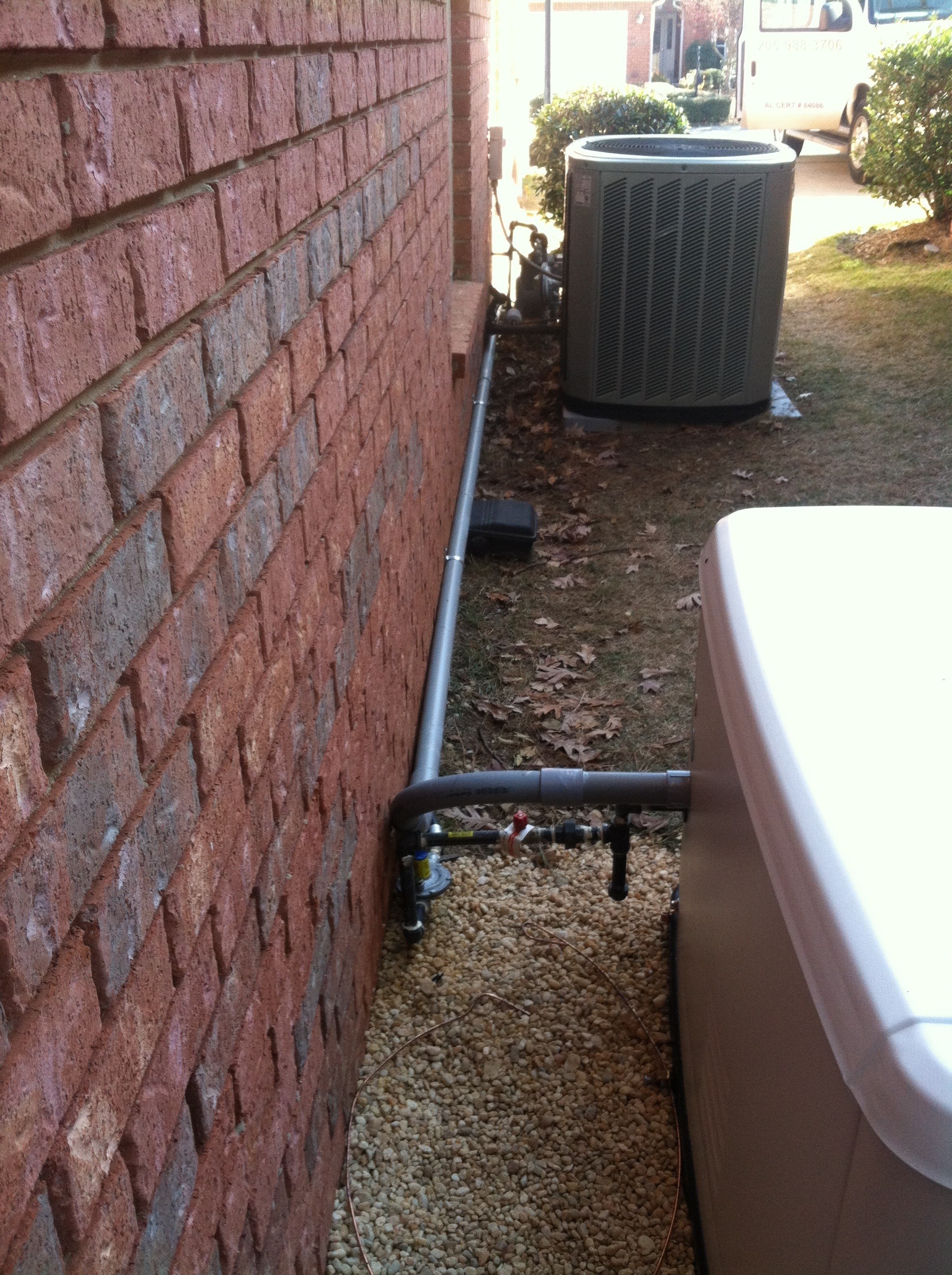 New Gas Line Install