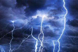 an-electrical-storm-of-blue-lightning-bolts